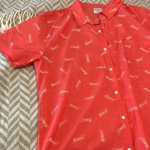 Budweiser short sleeve NWT